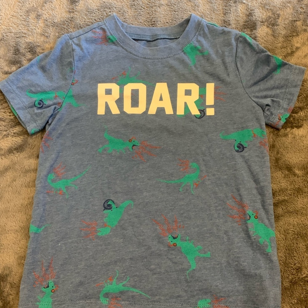 OshKosh B'gosh Blue and Green Short Sleeve Tee